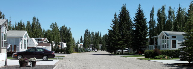 No detail has been left unattended. This is the rock welcome to the recreational vehicle community at Sundre.
